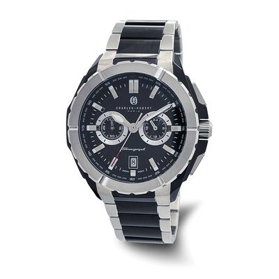 Charles-Hubert Two-Tone Stainless Steel Chronograph Quartz Watch XWA6800