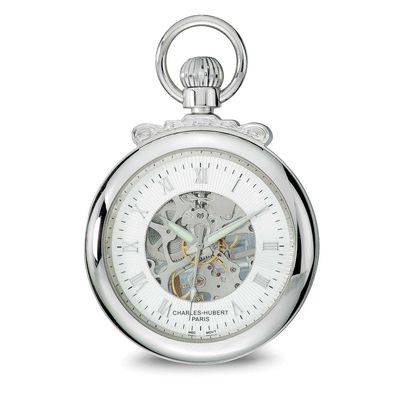Charles-Hubert Open Face Mechanical Pocket Watch XWA6874