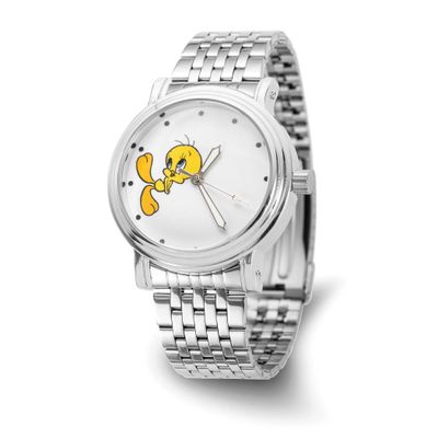 Warner Brothers Adult Size Tweety Silver-tone Watch XWA6675