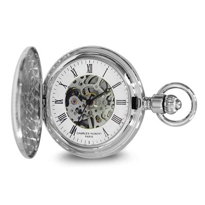 Charles-Hubert Two-Tone Full Hunter Mechanical Pocket Watch XWA6864