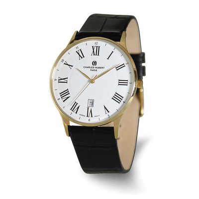 Charles-Hubert Gold-Plated Stainless Steel Quartz Watch XWA6809