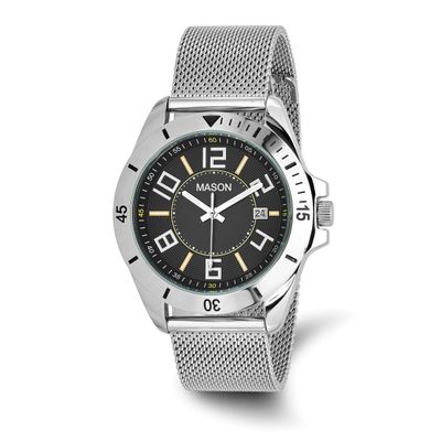 Mason Sales Stainless Steel Mesh Band Watch XWA6633