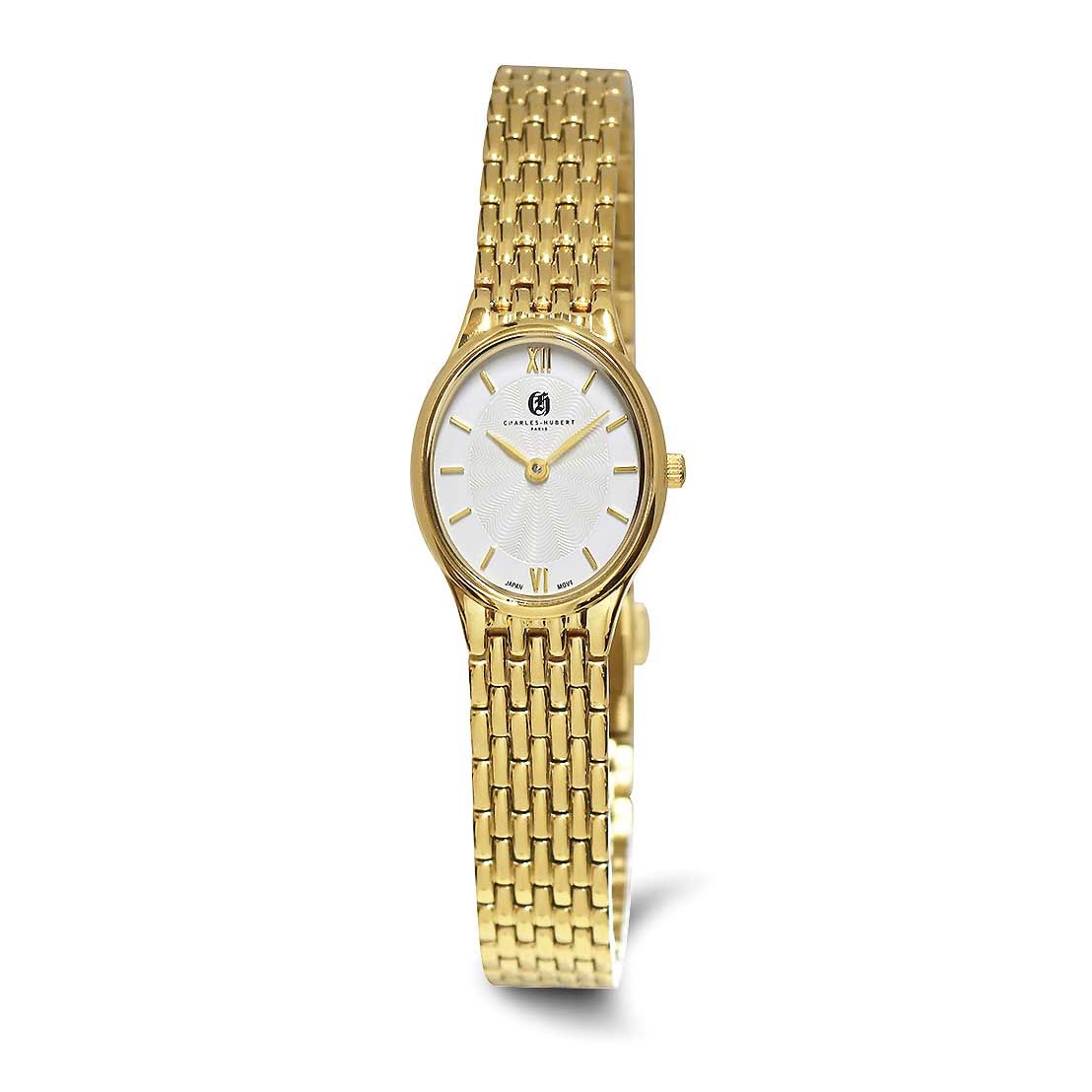 Charles-Hubert Gold IP-plated Stainless Steel Quartz Watch XWA6888