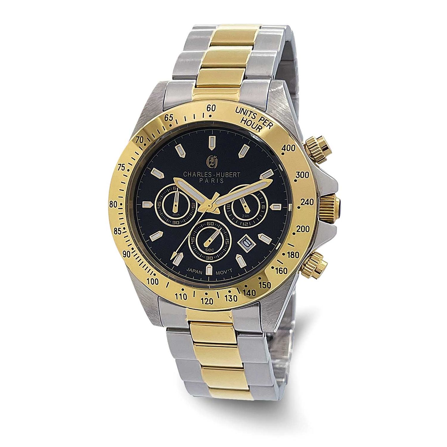 Charles-Hubert Two-Tone Stainless Steel Chronograph Quartz Watch XWA6796