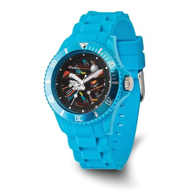 Star Wars Adult Size Millennium Falcon and Death Star Blue-plated Watch XWA6718