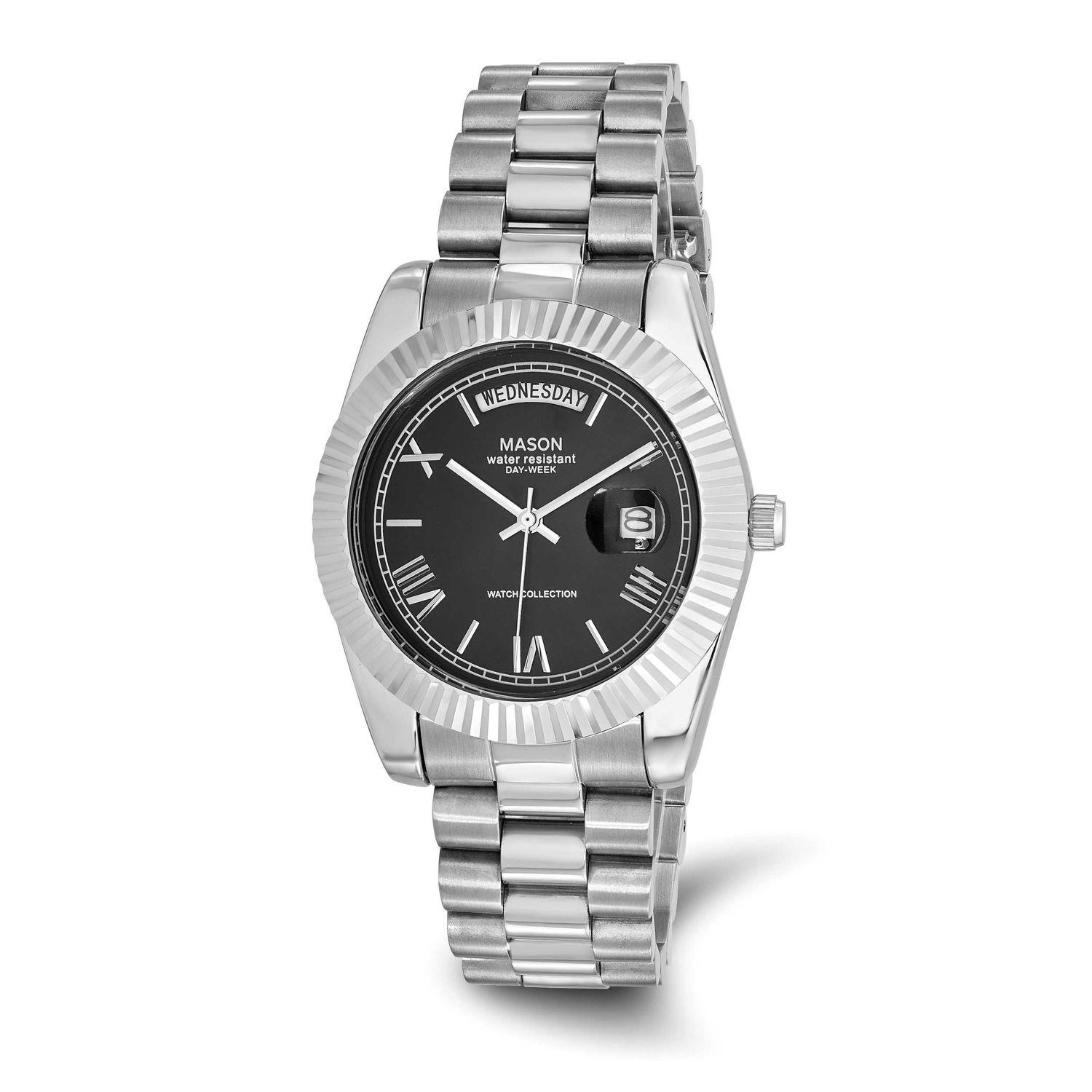 Mason Sales Stainless Steel with Day and Date Watch XWA6618