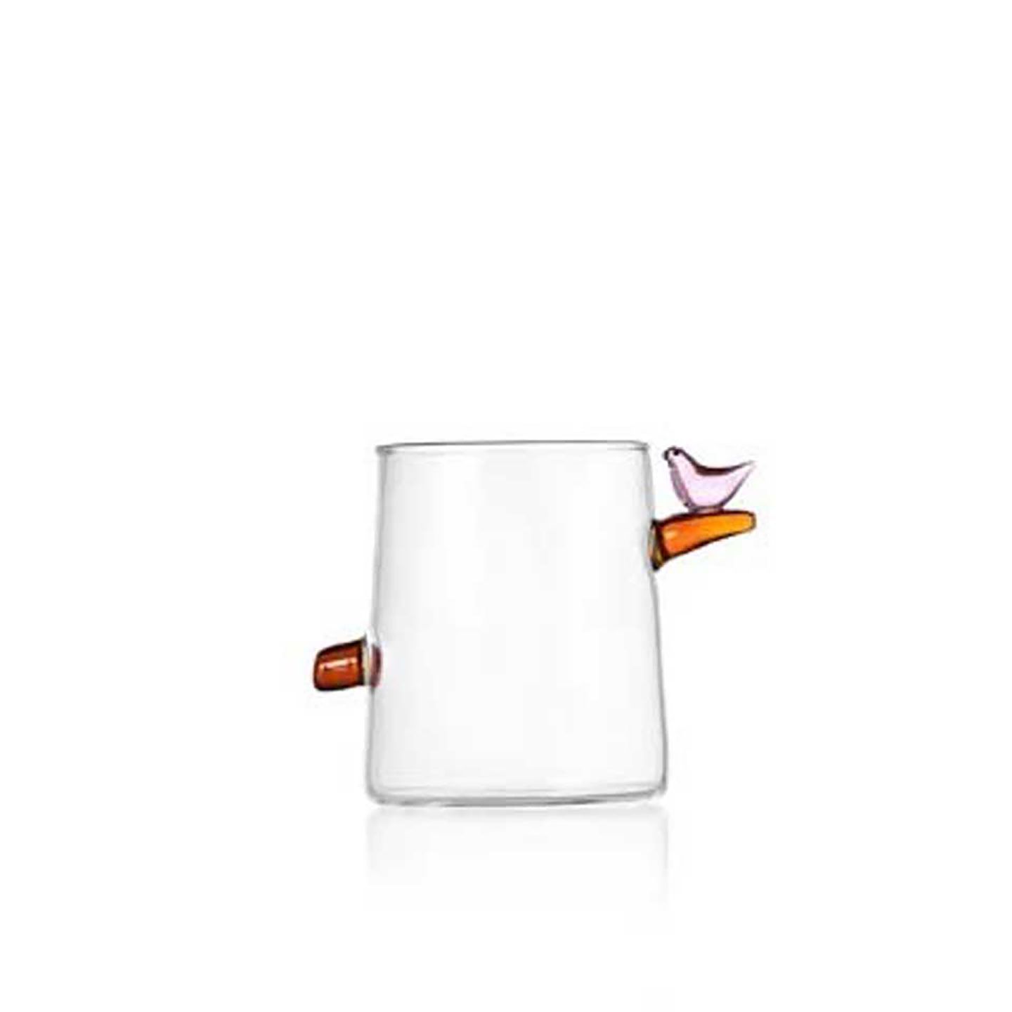 Ichendorf Milano Birds Water Glass Pink Bird 10.8 oz, MPN: IC352.311, UPC: 790955374331