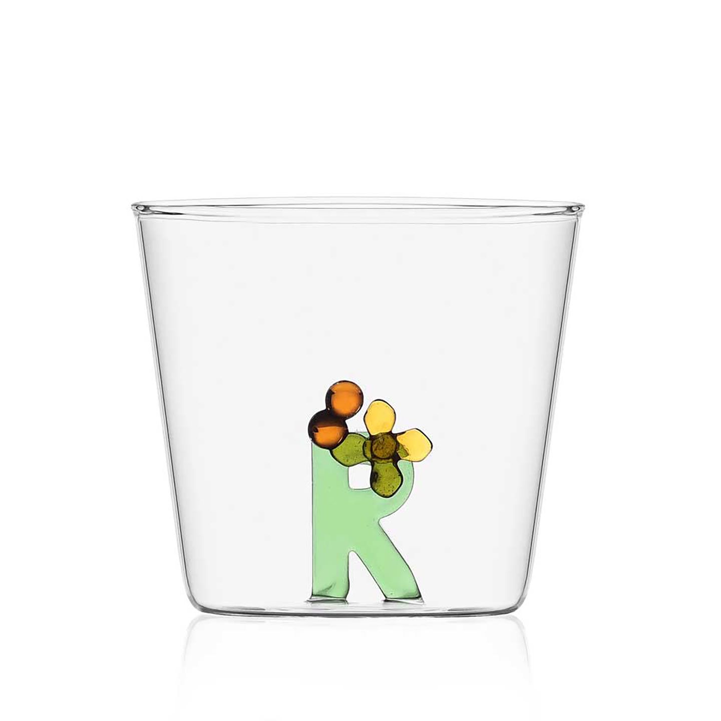 Ichendorf Milano Greenwood Bloom Alphabet Tumbler R 11.8 oz, MPN: IC352.177, UPC: 790955377158