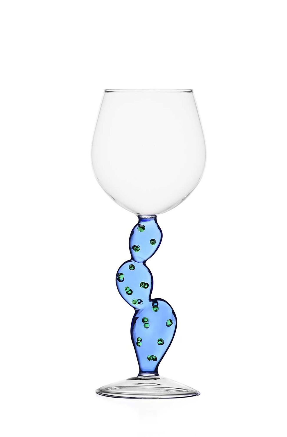 Ichendorf Milano Desert Plants Stemmed Glass Cactus Lightblue 11.8 oz, MPN: IC352.026, UPC: 7909553…