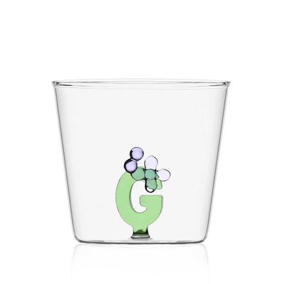 Ichendorf Milano Greenwood Bloom Alphabet Tumbler G 11.8 oz, MPN: IC352.166, UPC: 790955377042