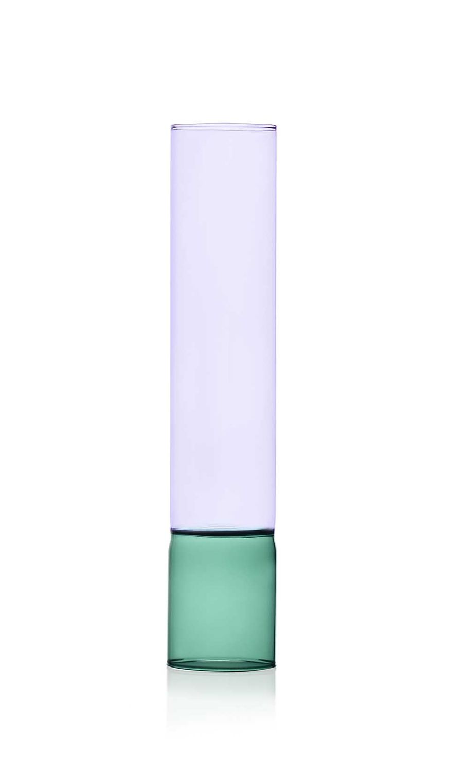 Ichendorf Milano Bamboo Groove Vase Green Violet 13.78 Inch, MPN: IC367.200, UPC: 790955374027