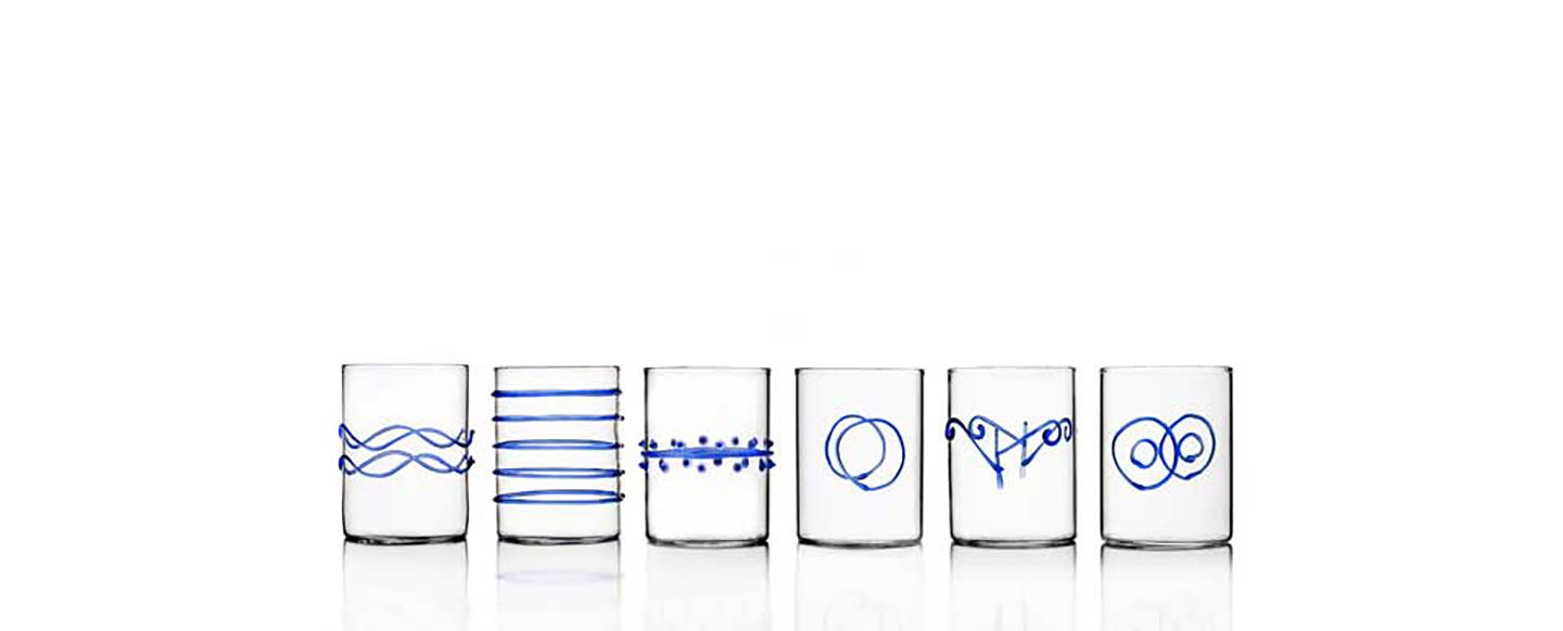 Ichendorf Milano Deco Blu 6Piece Shot Assorted 3.4 oz, MPN: IC3.520.082, UPC: 790955375741