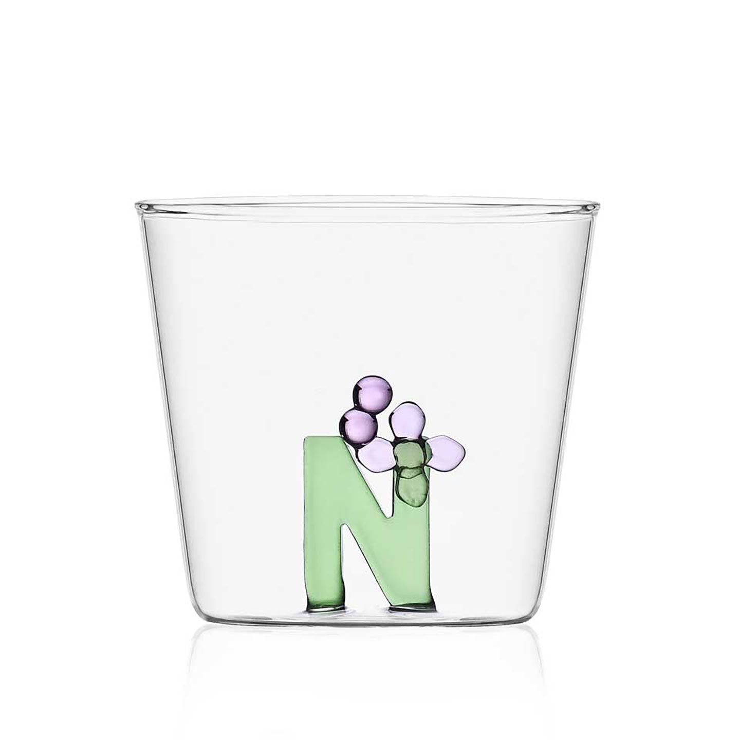 Ichendorf Milano Greenwood Bloom Alphabet Tumbler N 11.8 oz, MPN: IC352.173, UPC: 790955377110