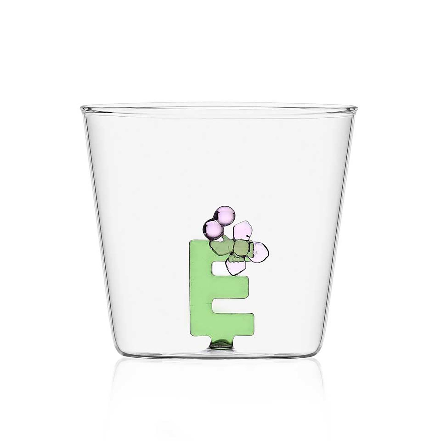 Ichendorf Milano Greenwood Bloom Alphabet Tumbler E 11.8 oz, MPN: IC352.164, UPC: 790955377028