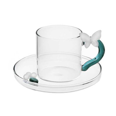 Ichendorf Milano Fruits &amp; Flowers Coffee Cup with Saucer Butterfly 3.4 oz, MPN: IC352.191, UPC: 790…