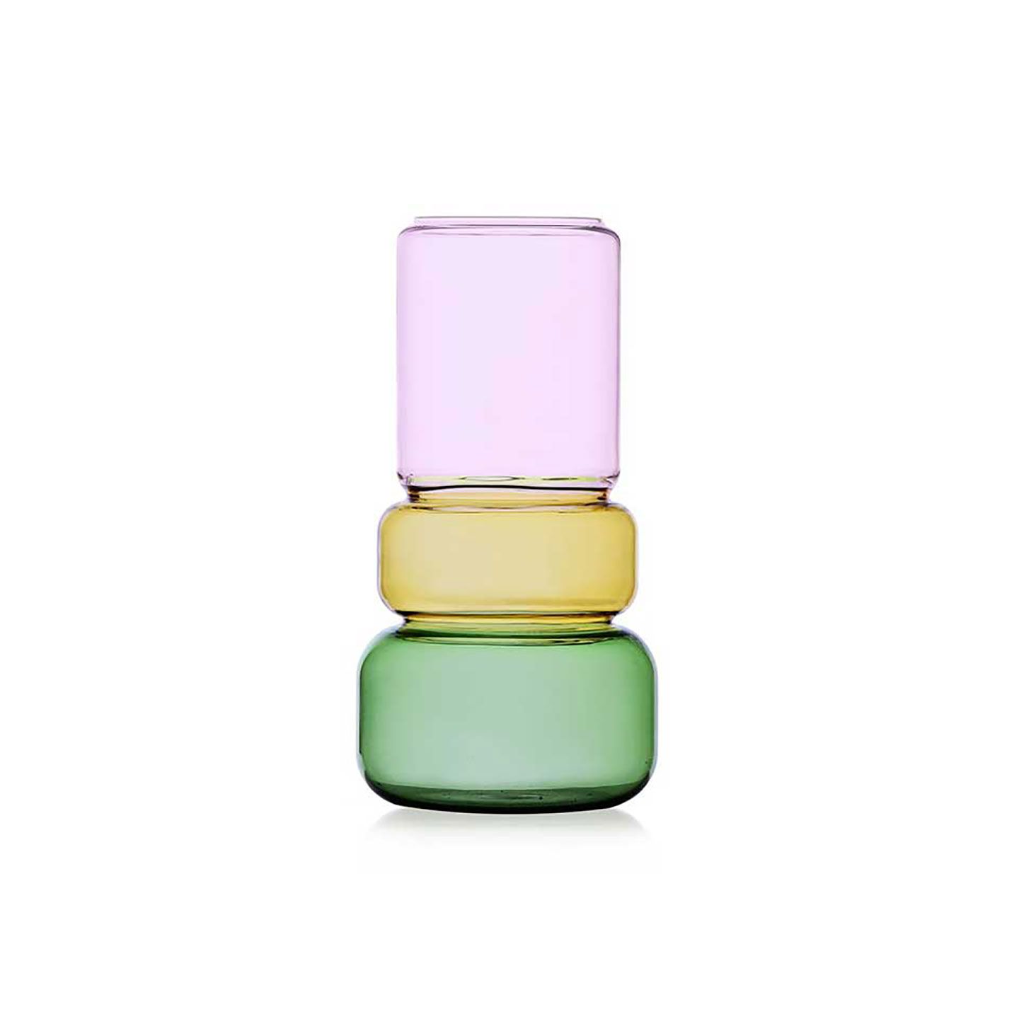 Ichendorf Milano Revolve Vase Pink Amber Green 9.84 Inch, MPN: IC366.093, UPC: 790955379824