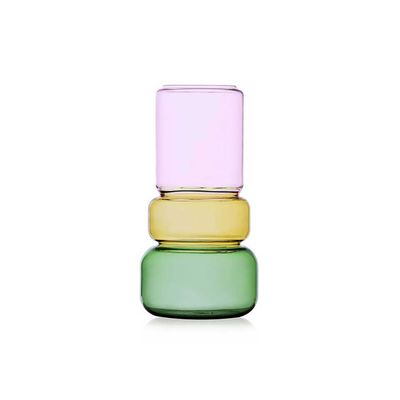Ichendorf Milano Revolve Vase Pink Amber Green 9.84 Inch, MPN: IC366.093, UPC: 790955379824