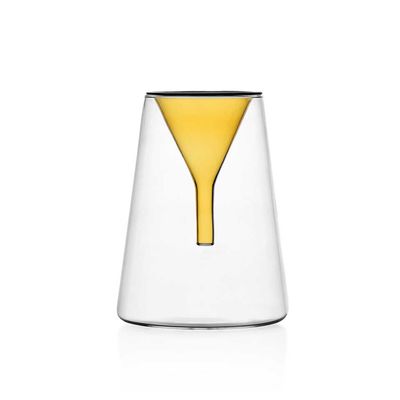 Ichendorf Milano Kado Single Flower Vase Amber, MPN: IC372.912, UPC: 790955378124