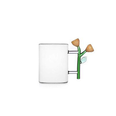 Ichendorf Milano Botanica Mug Amber Flower 15.2 oz, MPN: IC354.035, UPC: 790955374935