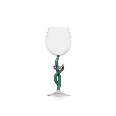 Ichendorf Milano Marine Garden Stemmed Glass Pink Fish 11.8 oz, MPN: IC352.355, UPC: 790955379138