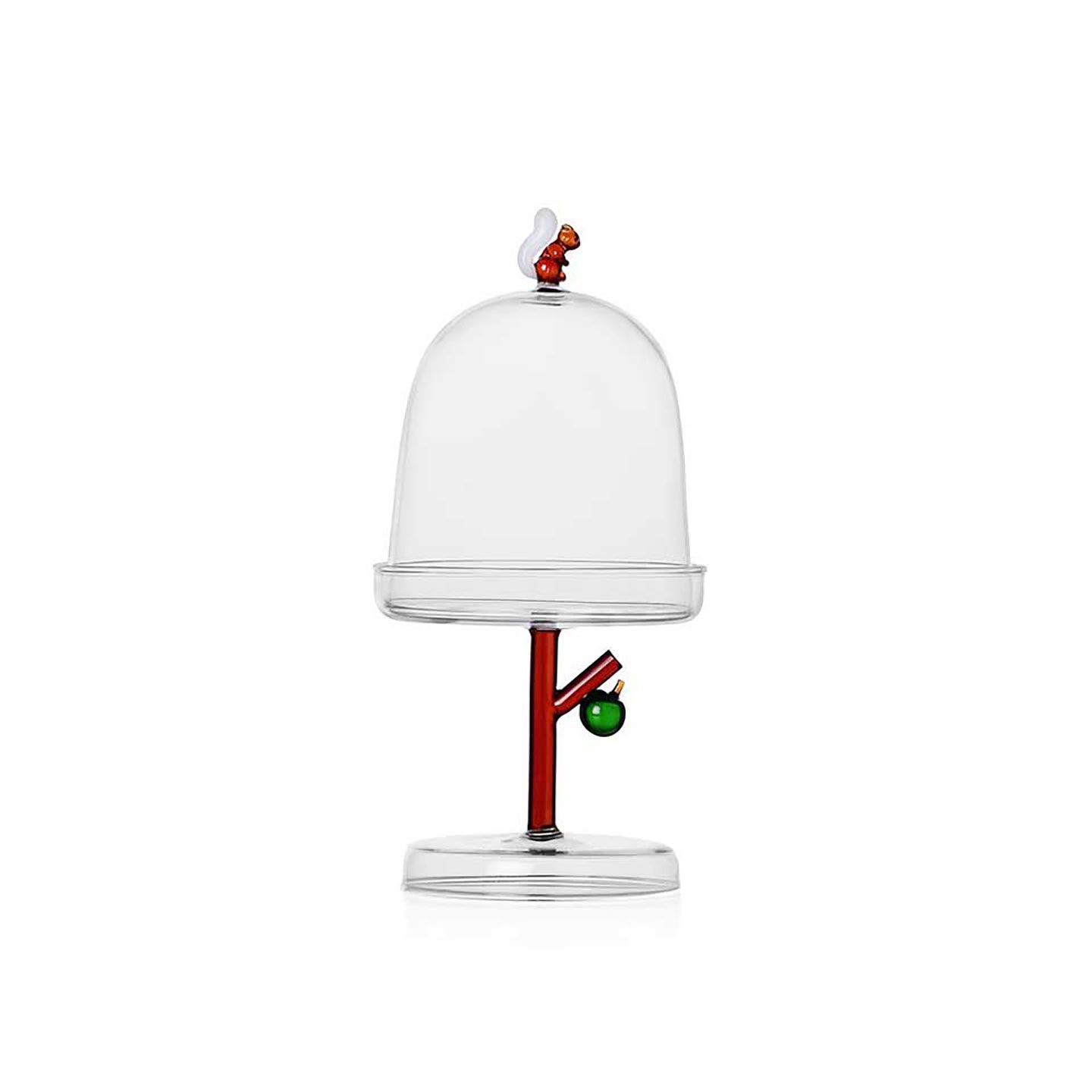 Ichendorf Milano Fruits &amp; Flowers Dome with Dish Squirrel Diam 5.71 in, MPN: IC365.174, UPC: 790955…