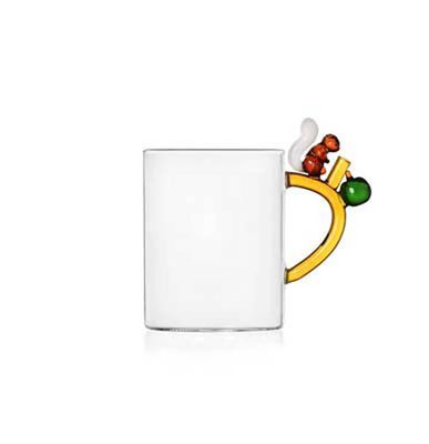 Ichendorf Milano Fruits &amp; Flowers Mug with Squirrel 15.2 oz, MPN: IC352.209, UPC: 790955376267