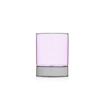 Ichendorf Milano Bamboo Groove Tumbler Smoke Pink 8.5 oz, MPN: IC312.161, UPC: 790955374133