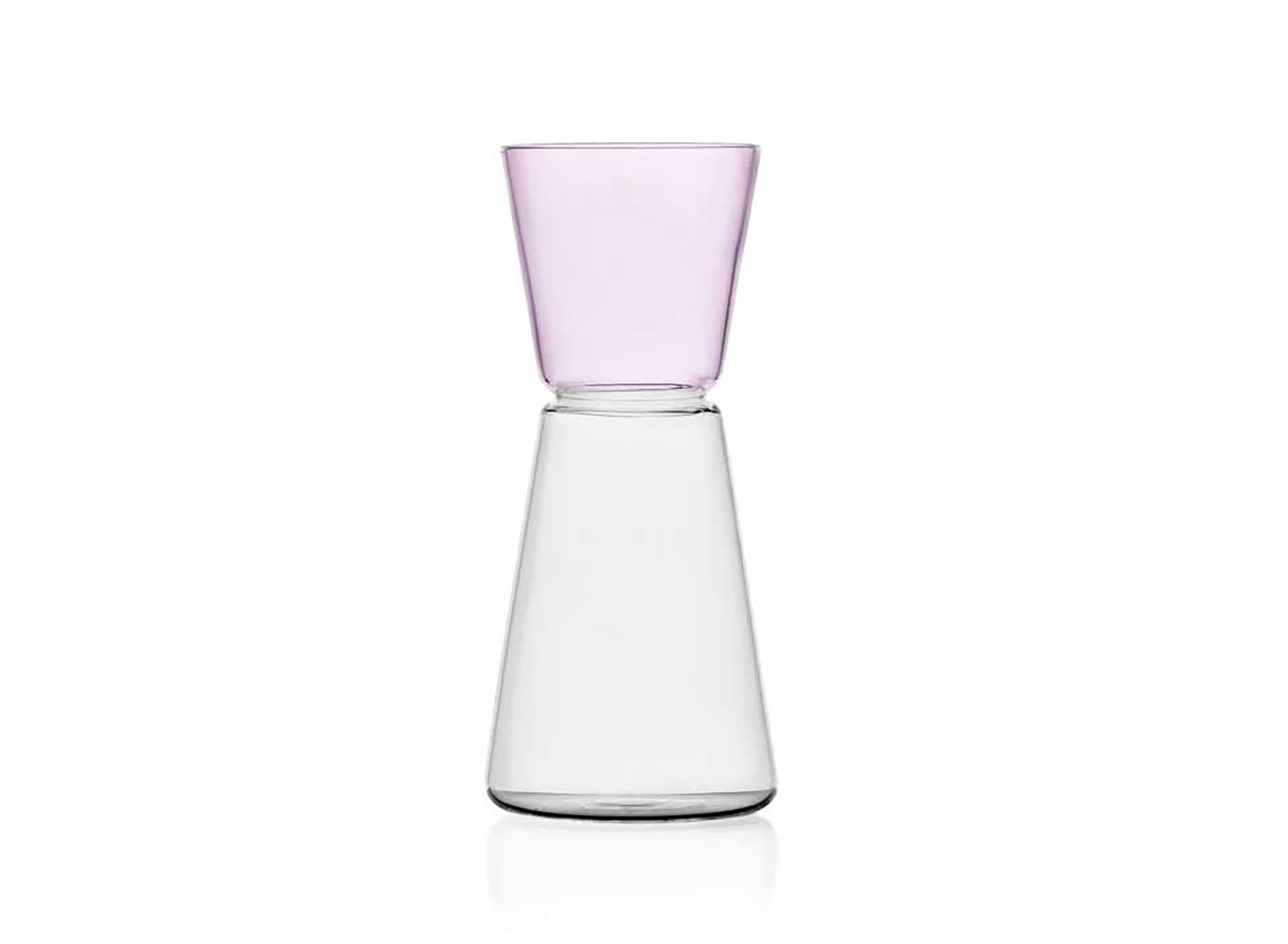 Ichendorf Milano High Rise Pitcher Clear Pink 27.1 oz, MPN: IC312.110, UPC: 790955377738