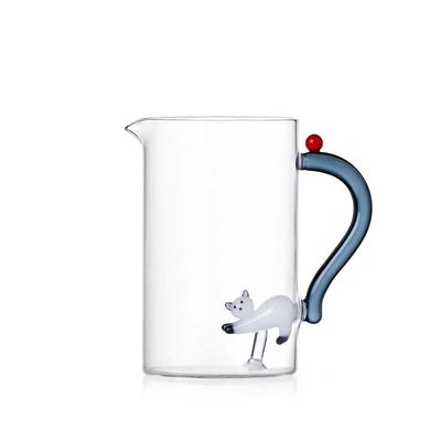 Ichendorf Milano Tabby Cat Jug White Cat With Smoke Tail &amp; Berry 50.7 oz, MPN: IC352.090.01, UPC: 7…