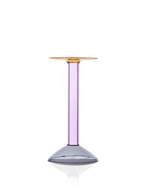Ichendorf Milano Rainbow Cand leholder Mm Grey Pink Amber 9.45 Inch, MPN: IC369.593, UPC: 790955379…