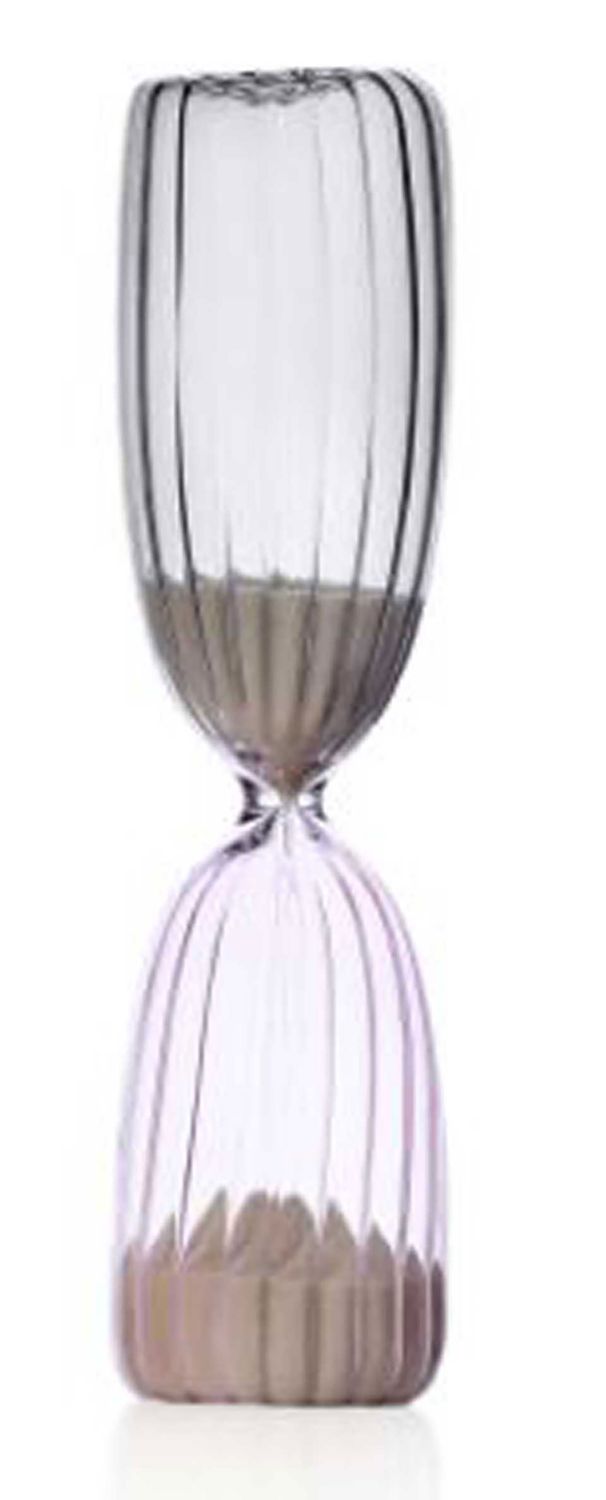 Ichendorf Milano Times Hourglass 5 Min Smoke Pink 6.30 in, MPN: IC367.183, UPC: 790955380714