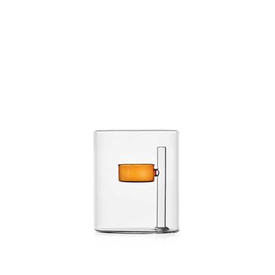 Ichendorf Milano Iris Tealight 1 Candles Amber 4.72 Inch, MPN: IC313.095, UPC: 790955386679