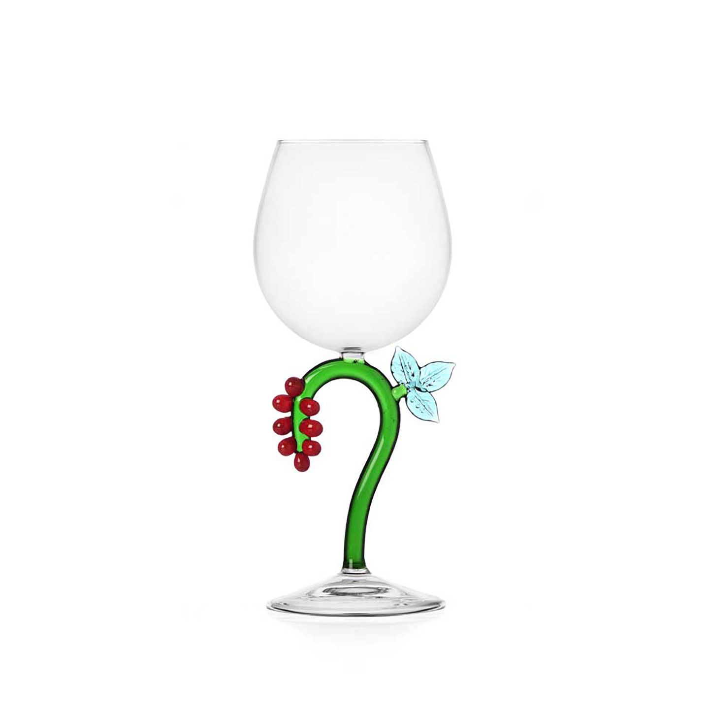 Ichendorf Milano Fruits &amp; Flowers Stemmed Glass Currant 11.8 oz, MPN: IC354.232, UPC: 790955296428