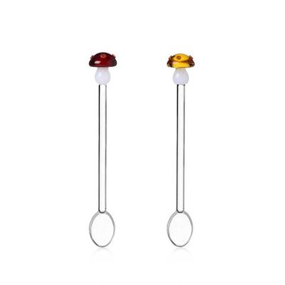 Ichendorf Milano Alice 2 Spoons Amber and Red Mushroom, MPN: IC352.090.44, UPC: 790955373266
