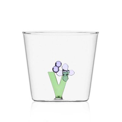 Ichendorf Milano Greenwood Bloom Alphabet Tumbler V 11.8 oz, MPN: IC352.181, UPC: 790955377196