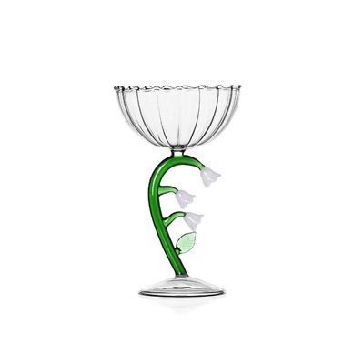 Ichendorf Milano Botanica Optical Champagne Bowl White Flower 9.5 oz, MPN: IC354.016, UPC: 79095537…