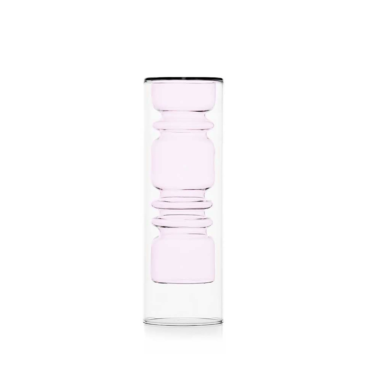 Ichendorf Milano Rings Pink Vase 11.81 Inch, MPN: IC372.895, UPC: 790955380004