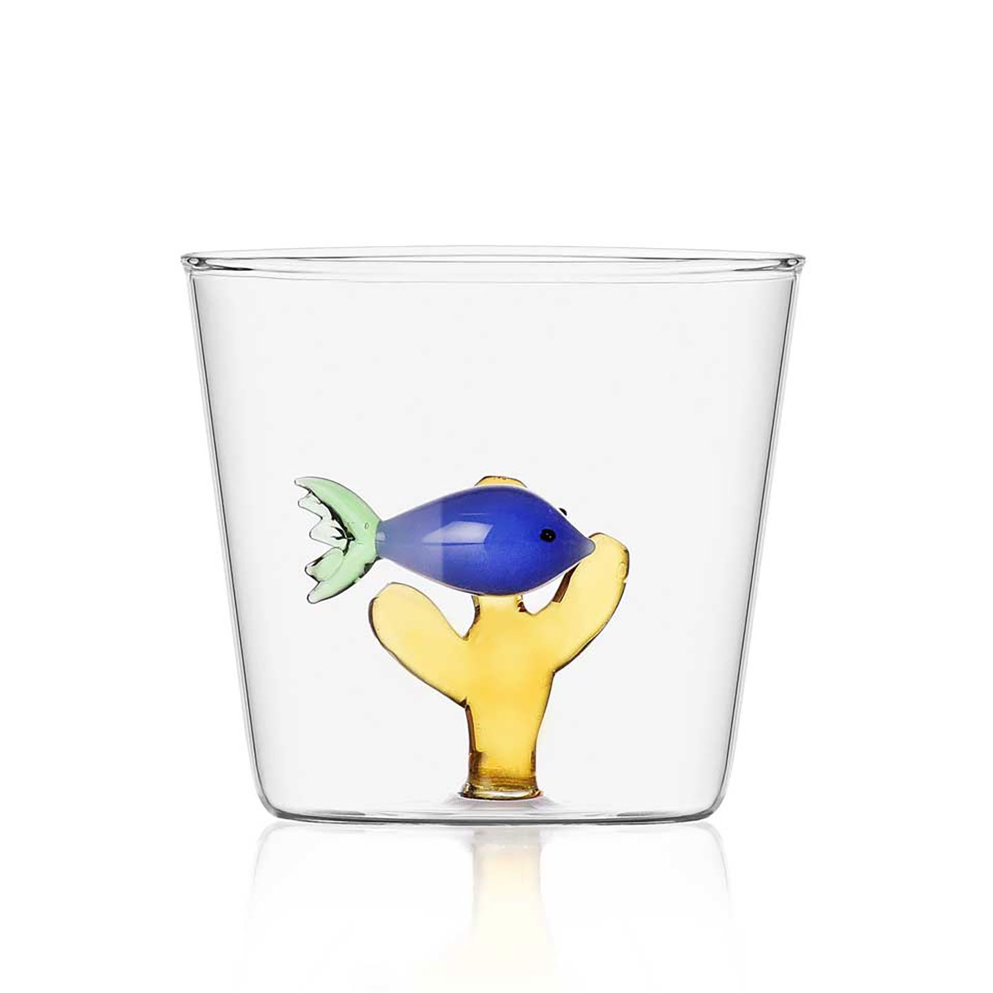 Ichendorf Milano Marine Garden Tumbler Blue Fish Amber Seaweed 11.5 oz, MPN: IC352.054, UPC: 790955…
