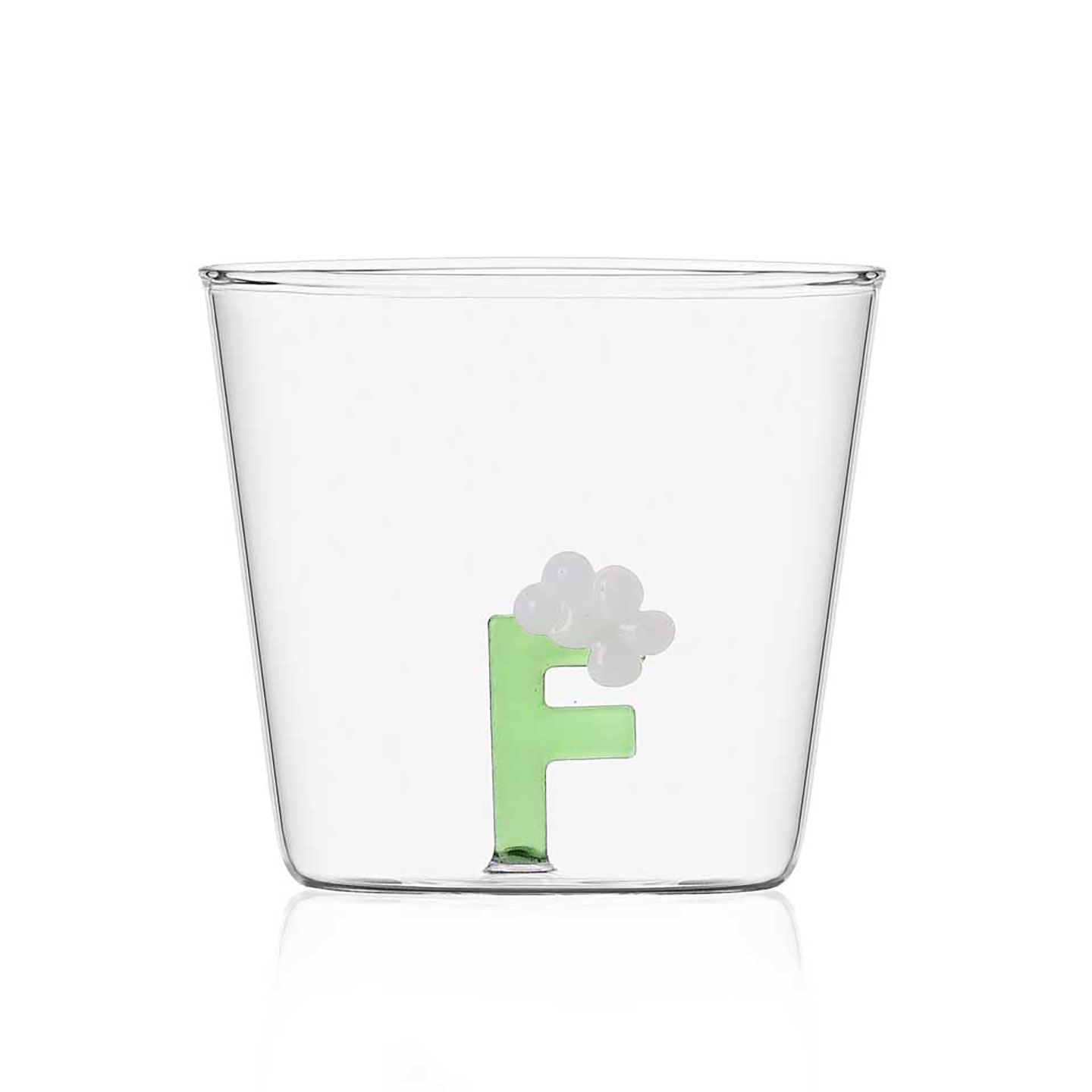 Ichendorf Milano Greenwood Bloom Alphabet Tumbler F 11.8 oz, MPN: IC352.165, UPC: 790955377035