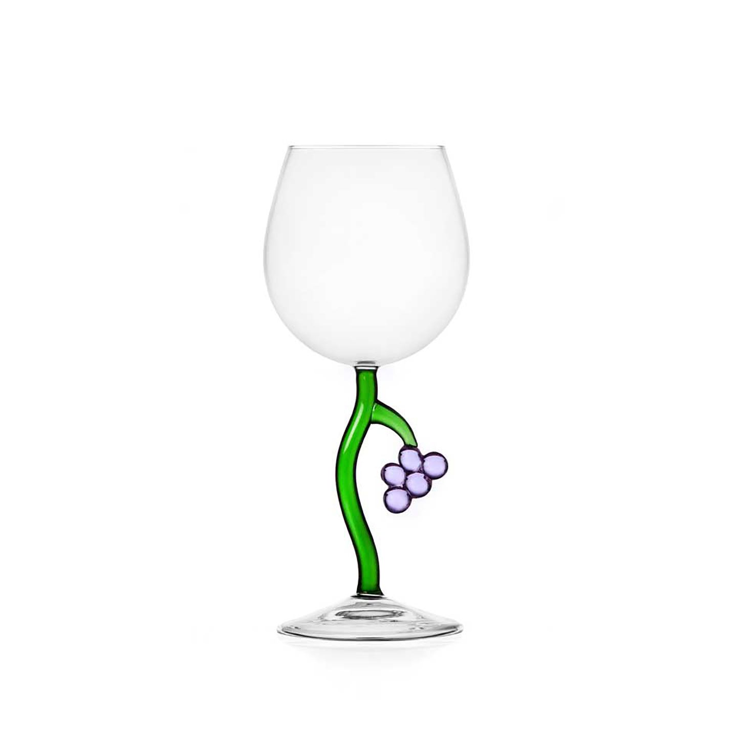 Ichendorf Milano Fruits &amp; Flowers Stemmed Glass Grape 11.8 oz, MPN: IC354.230, UPC: 790955296404