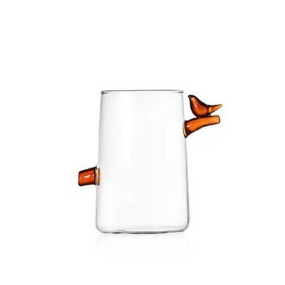 Ichendorf Milano Birds Longdrink Amber Bird 16.9 oz, MPN: IC352.319, UPC: 790955374416