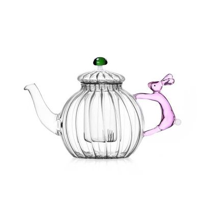 Ichendorf Milano Alice Teapot Pink Rabbit &amp; Green Mushrooms, MPN: IC352.090.47, UPC: 790955373280