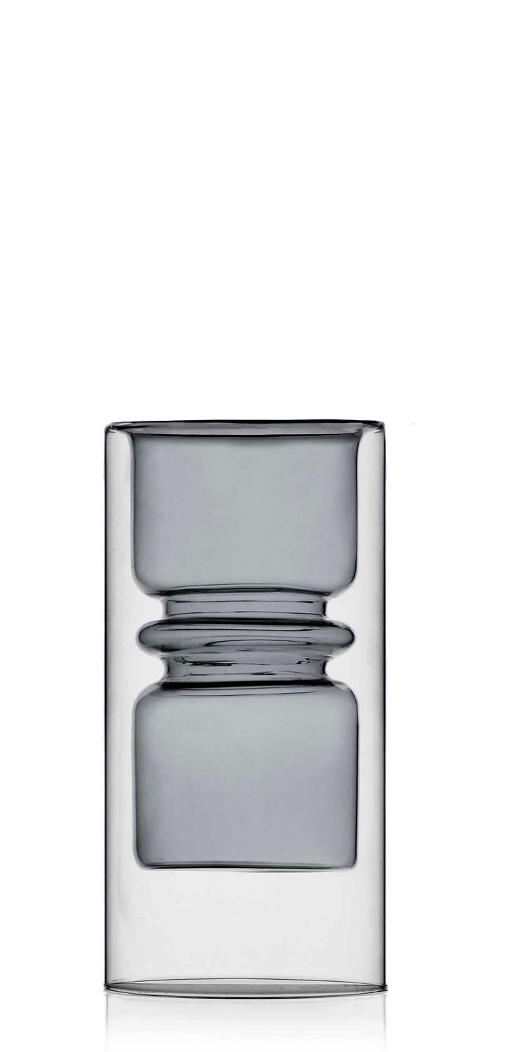 Ichendorf Milano Rings Vase Smoke 7.87 Inch, MPN: IC372.898, UPC: 790955379985