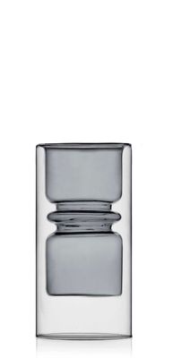 Ichendorf Milano Rings Vase Smoke 7.87 Inch, MPN: IC372.898, UPC: 790955379985