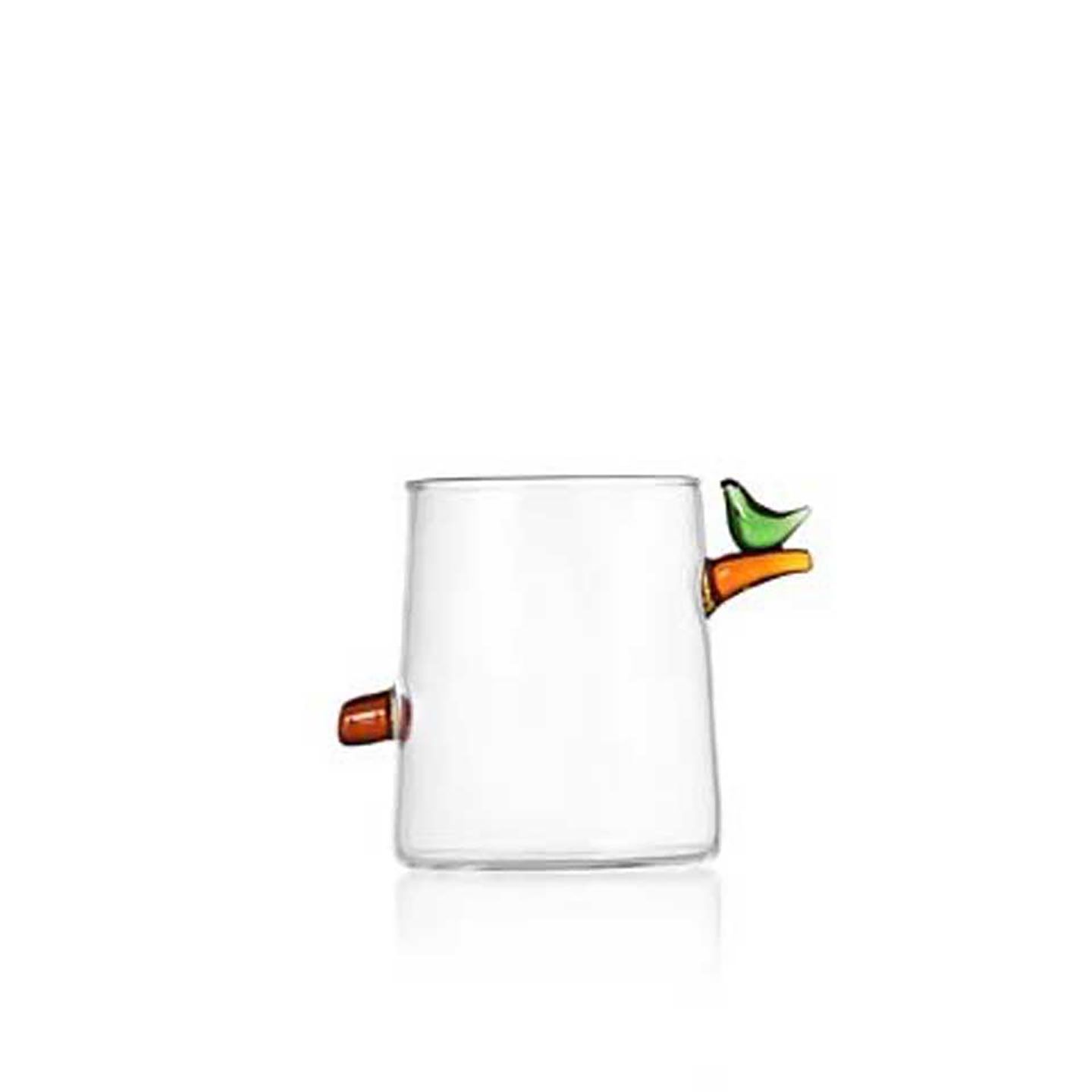 Ichendorf Milano Birds Water Glass Green Bird 10.8 oz, MPN: IC352.314, UPC: 790955374362