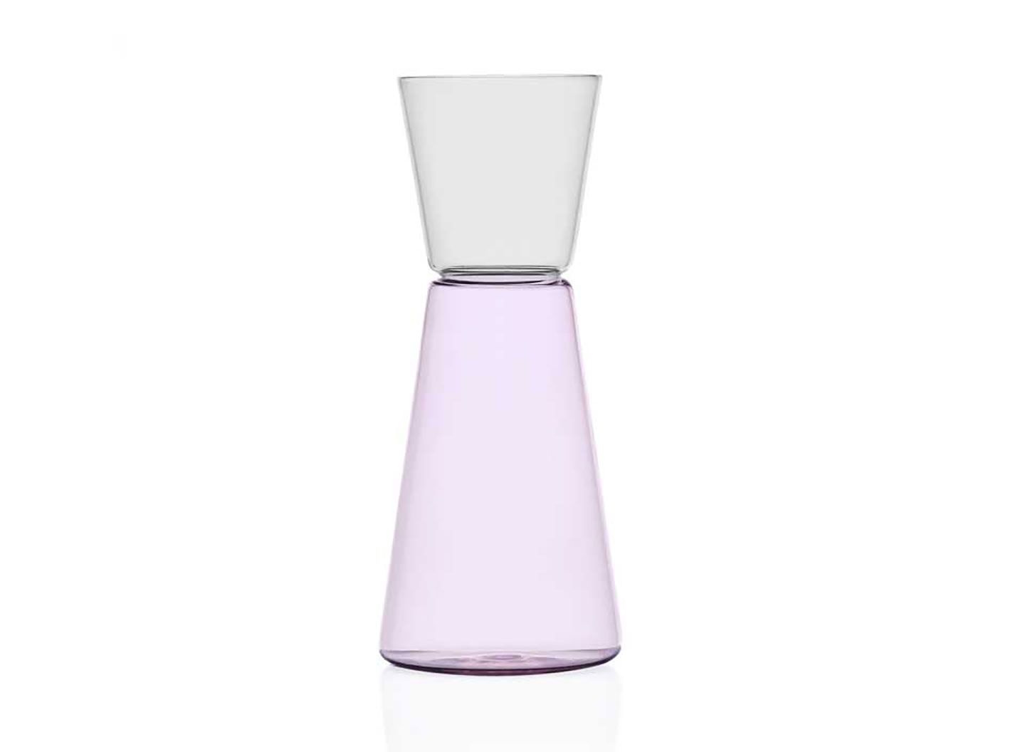 Ichendorf Milano High Rise Pitcher Pink Clear 32.1 oz, MPN: IC312.115, UPC: 790955377820