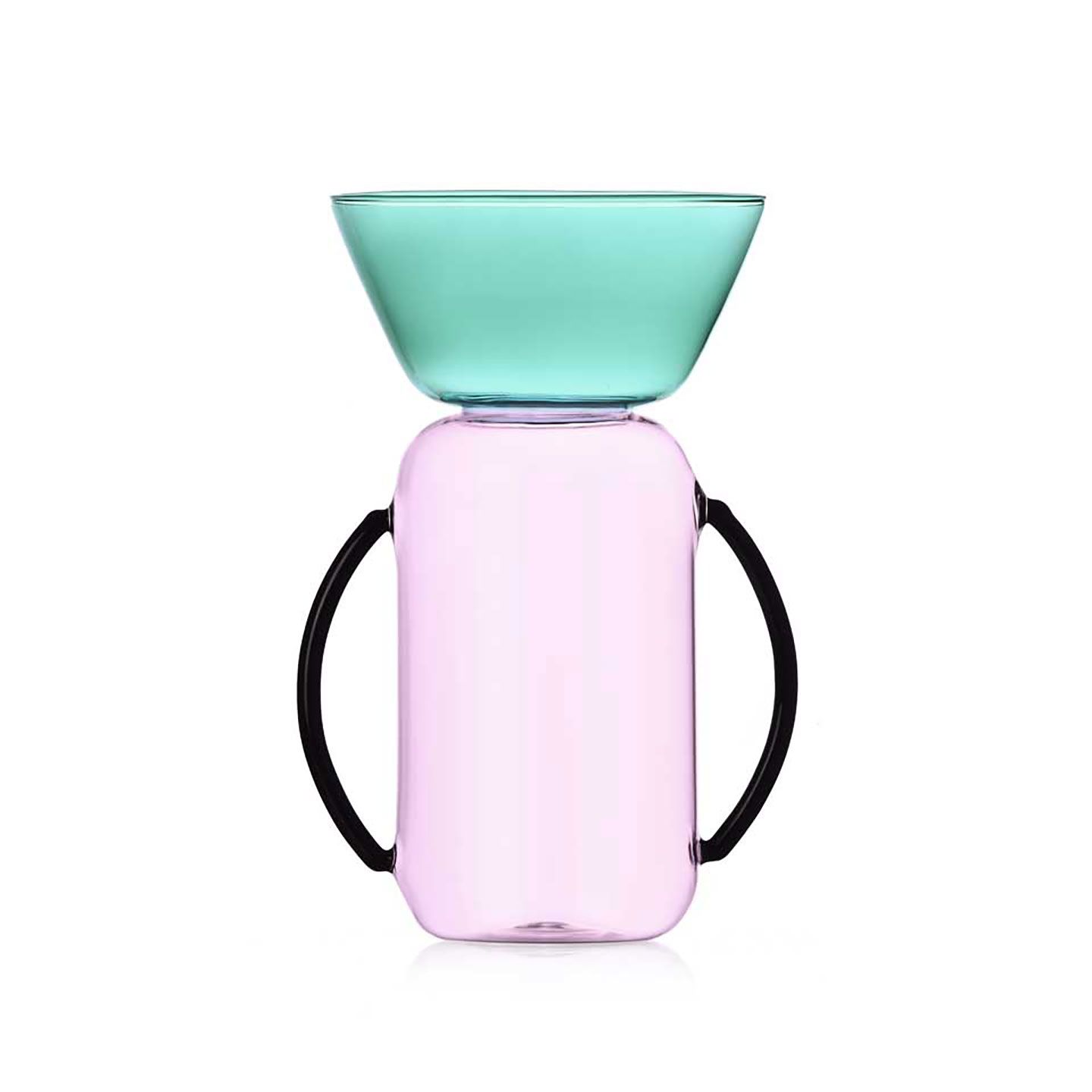 Ichendorf Milano Gelee Vase PinkPetrol Medium 9.84 Inch, MPN: IC313.209, UPC: 790955296718