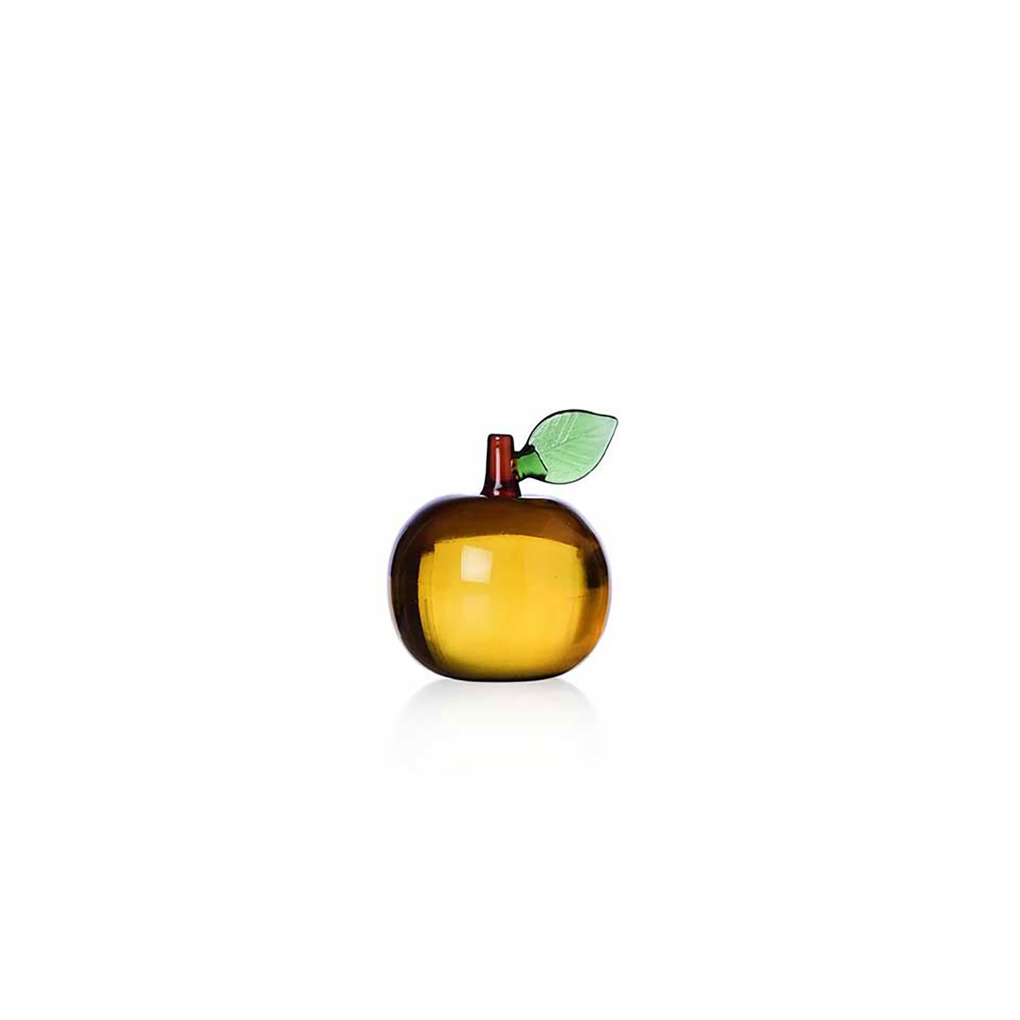 Ichendorf Milano Fruits &amp; Flowers Paperweight Full Apple Amber, MPN: IC352.351, UPC: 790955376656