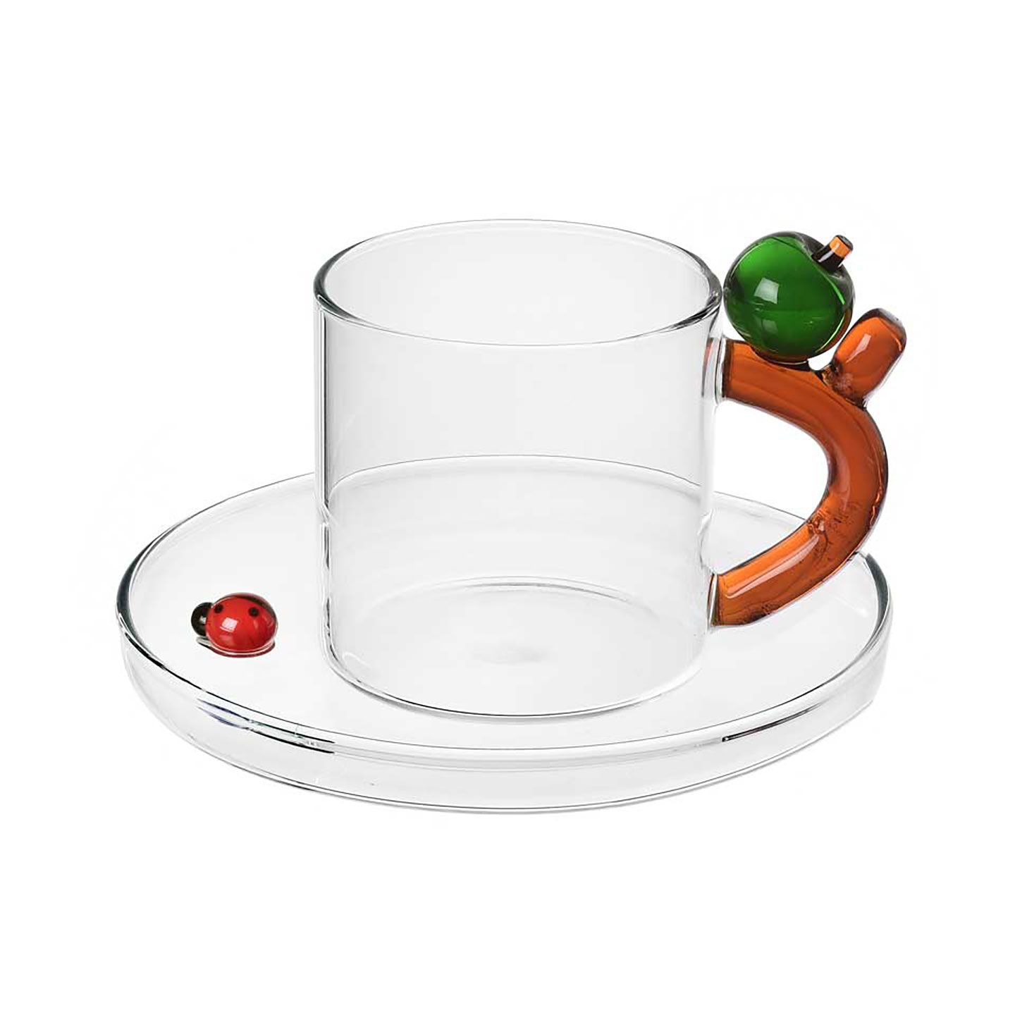 Ichendorf Milano Fruits &amp; Flowers Coffee Cup with Saucer Apple 3.4 oz, MPN: IC352.189, UPC: 7909553…