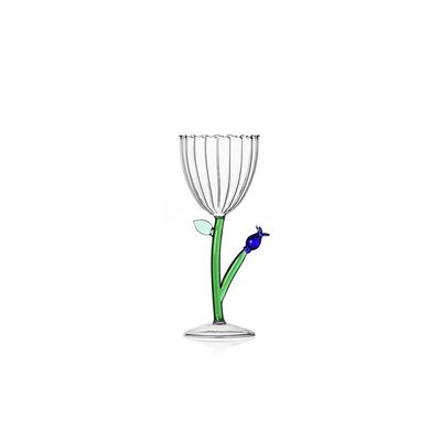 Ichendorf Milano Botanica Optical Stemmed Glass Blue Flower 9.5 oz, MPN: IC354.011R, UPC: 790955374…